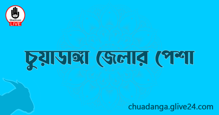 চুয়াডাঙ্গা জেলার পেশা