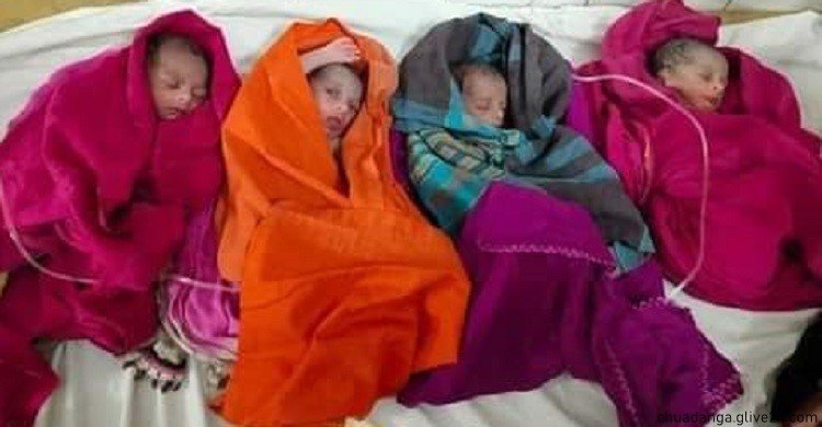 ৪ সন্তানের জন্ম দিলেন গৃহবধূ একসঙ্গে